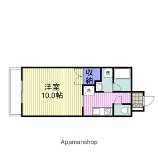 トヨタ今津マンション【202号室】の間取り