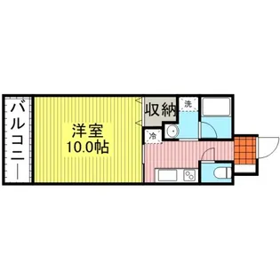 トヨタ今津マンション【403号室】の間取り