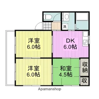 ハイツフジ【A102号室】の間取り