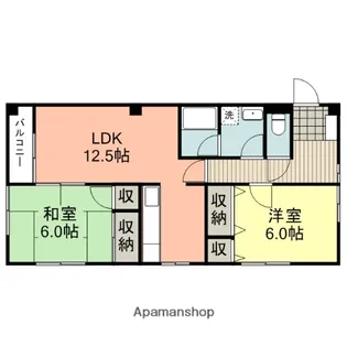インペリアル・F【301号室】の間取り