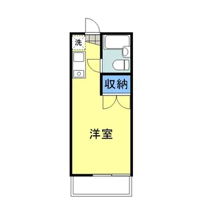 1Rの間取り画像