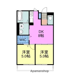 ピュアコートB棟【2階】の間取り
