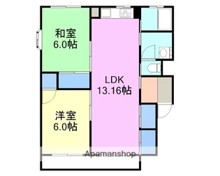 ステイトリーハウス【2階】の間取り