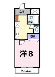 シャン・ド・フレーズ【2階】の間取り