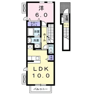 トレジャーガーデンⅡ【2階】の間取り