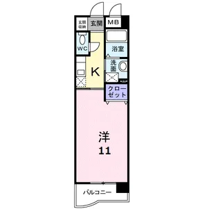 ヴィラ グレイス Ⅱ【2階】の間取り