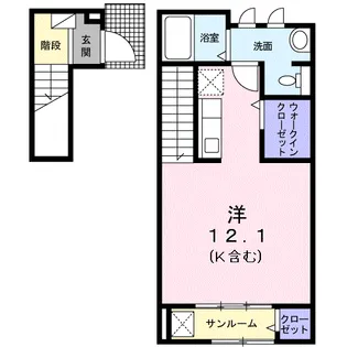 NAGOMI Ⅱ【2階】の間取り