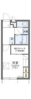 レオパレス川口【107号室】の間取り