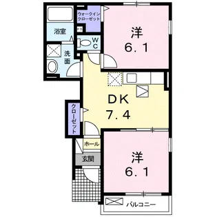 エアリーシーン【1階】の間取り
