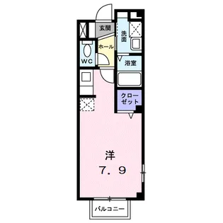 リウッシーレ B【2階】の間取り