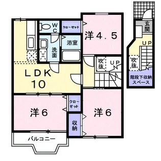 セレンディピティ【2階】の間取り