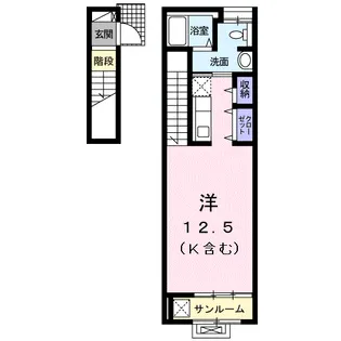 ウィンビュー【2階】の間取り