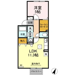 セフィーロ【1階】の間取り