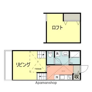 O−REST【102号室】の間取り