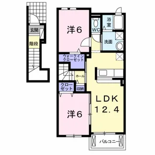 クレメントM・Ⅰ【2階】の間取り