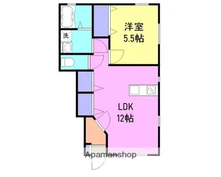 ANGEL ANJU【1階】の間取り