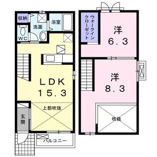 シンフォニー Ⅲ【1階】の間取り