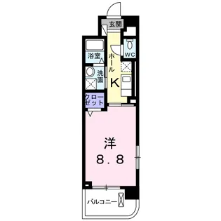 ヴァンクール【2階】の間取り