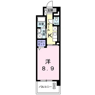 ヴァンクール【1階】の間取り