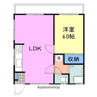 メゾンファミール【101号室】の間取り