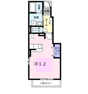 リトム・クラージュ【1階】の間取り