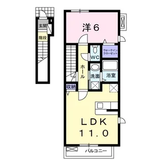 リトム・クラージュ【2階】の間取り
