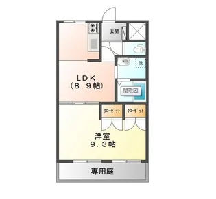 セラ・セゾン・オーチェ【1階】の間取り