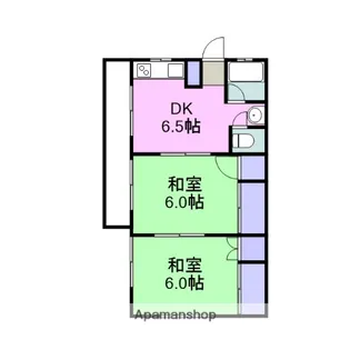 尾津マンション【2階】の間取り