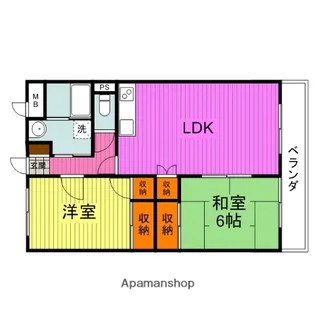 トモエビル【4階】の間取り