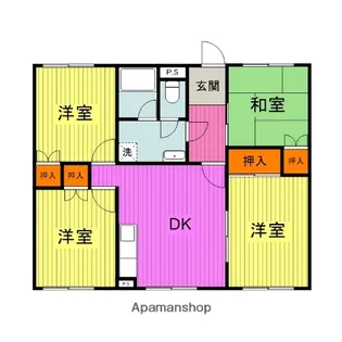 エクシール南松崎【3階】の間取り