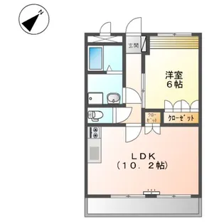グランチェスタH・Y【202号室】の間取り
