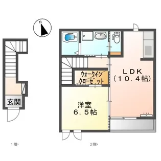 レユシール 2【2階】の間取り
