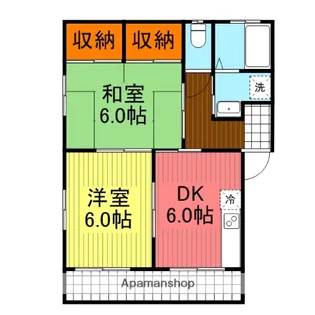 コーポユリ【1階】の間取り