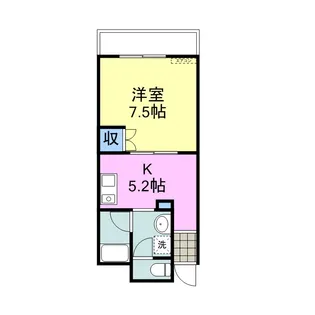 K’SB立石【205号室】の間取り