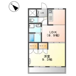セラ・セゾン・オーチェ【2階】の間取り
