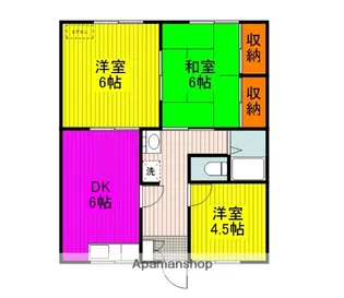 メゾン ゆう【1階】の間取り