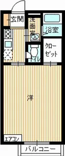 グランフォーレ創【205号室号室】の間取り