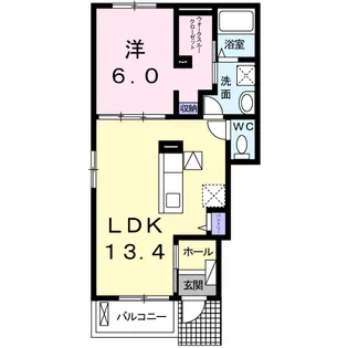 グラシオッソ【1階】の間取り