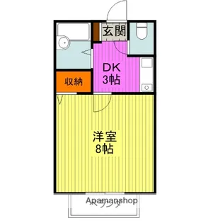 ドエルさばⅠ【1階】の間取り