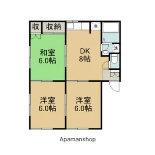 木下アパート【102号室】の間取り
