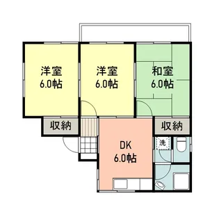 山口県岩国市今津町2丁目【一戸建】の間取り