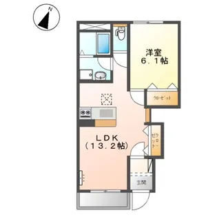 アシューレ【1階】の間取り