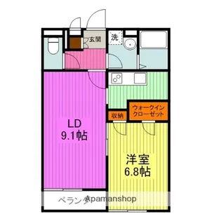 エクレール【1階】の間取り