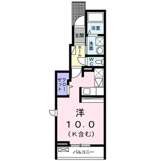 シャンス エール【1階】の間取り