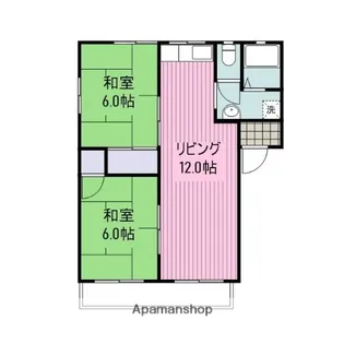 風薫るビレッヂA【102号室】の間取り