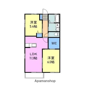 リアン【2階】の間取り
