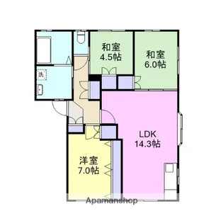 メゾンY’S【1階】の間取り