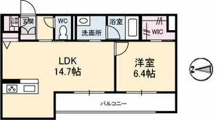 シャーメゾンステージ新山口駅前 C棟【1階】の間取り