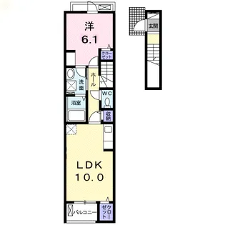 セレーブル浅江Ⅱ【2階】の間取り