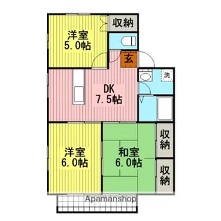 アヴェニール・エム B棟【2階】の間取り